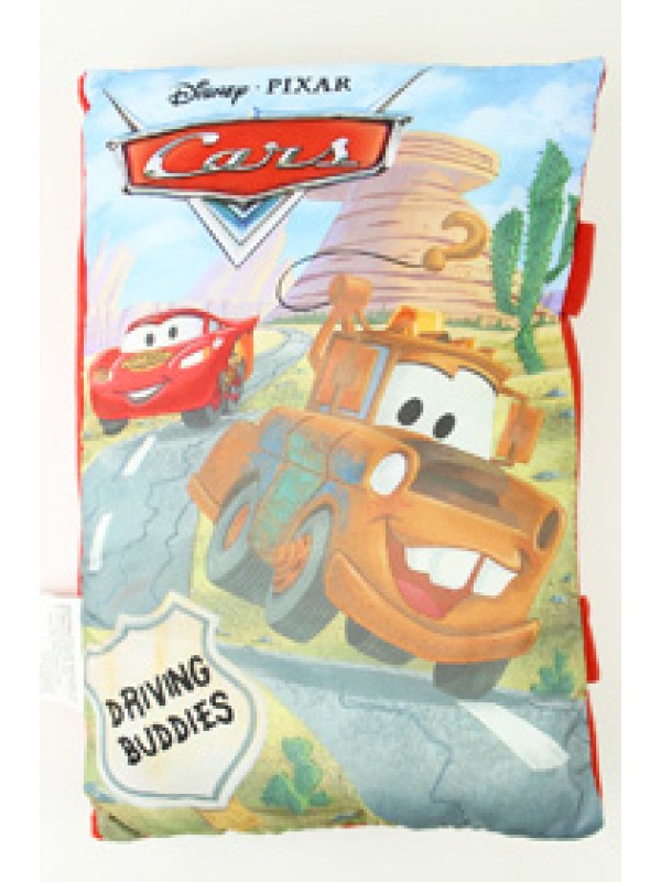 DBC-002S*DISNEY CARS STORY BOOK SMALL PILLOW (CLEARANCE)