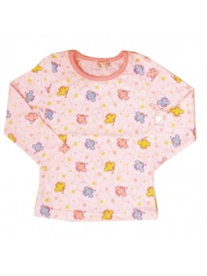 AP120*COTTON LONG SLEEVED TOP (PINK ELEPHANT) - Size 95 (CLEARANCE)