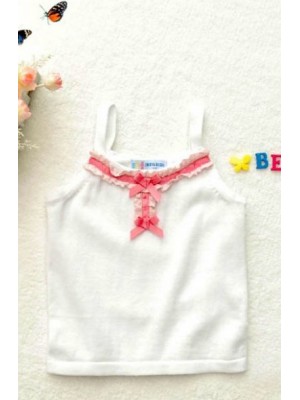 YZ150*Knitted White Singlet